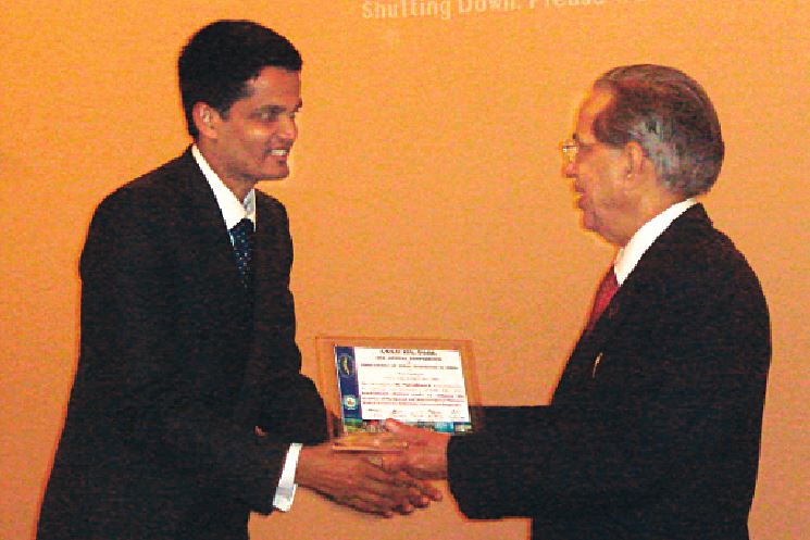 Prof. V. T. Inghalikar Gold Medal 2006