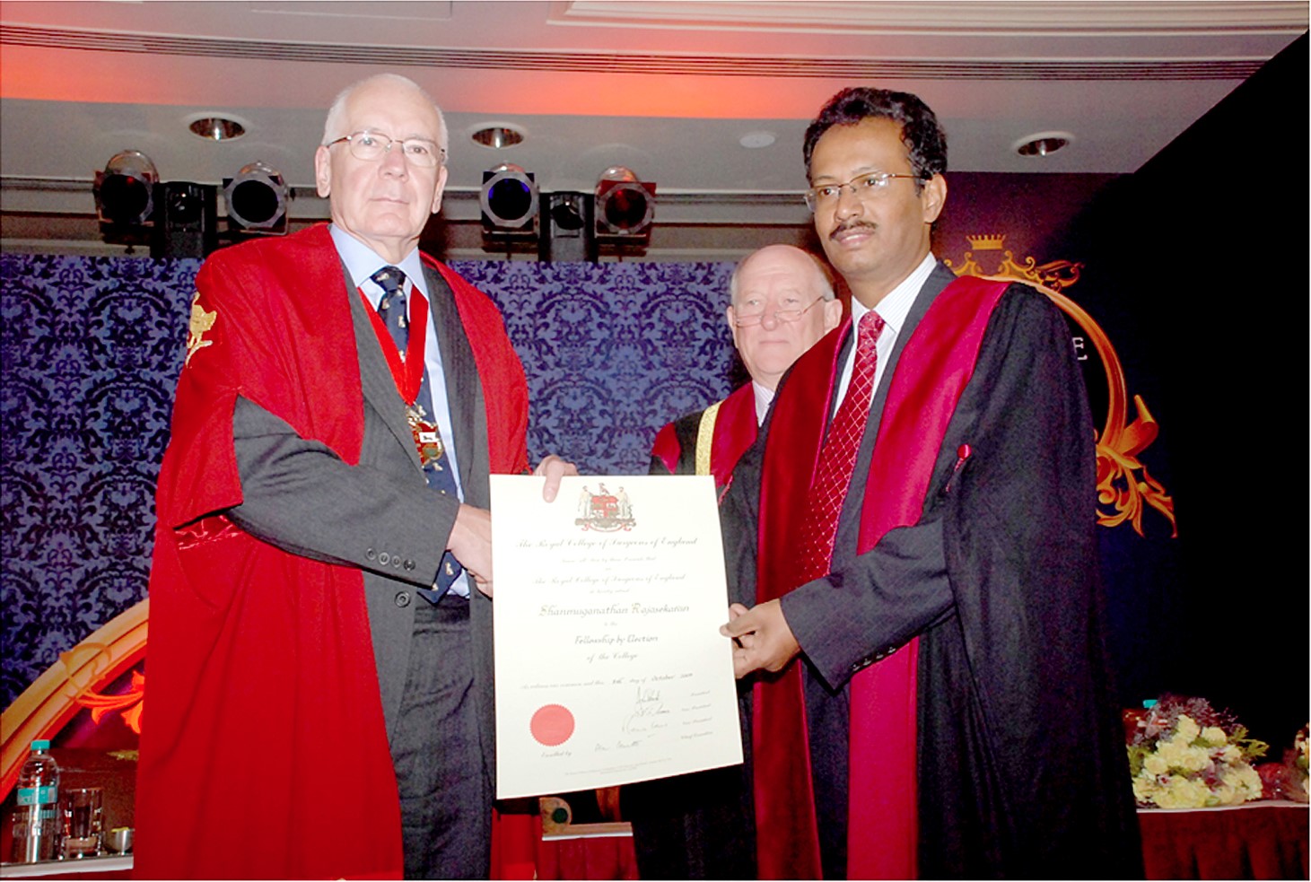 ‘Honorary Fellowship' of the Royal College of Surgeons, 2010