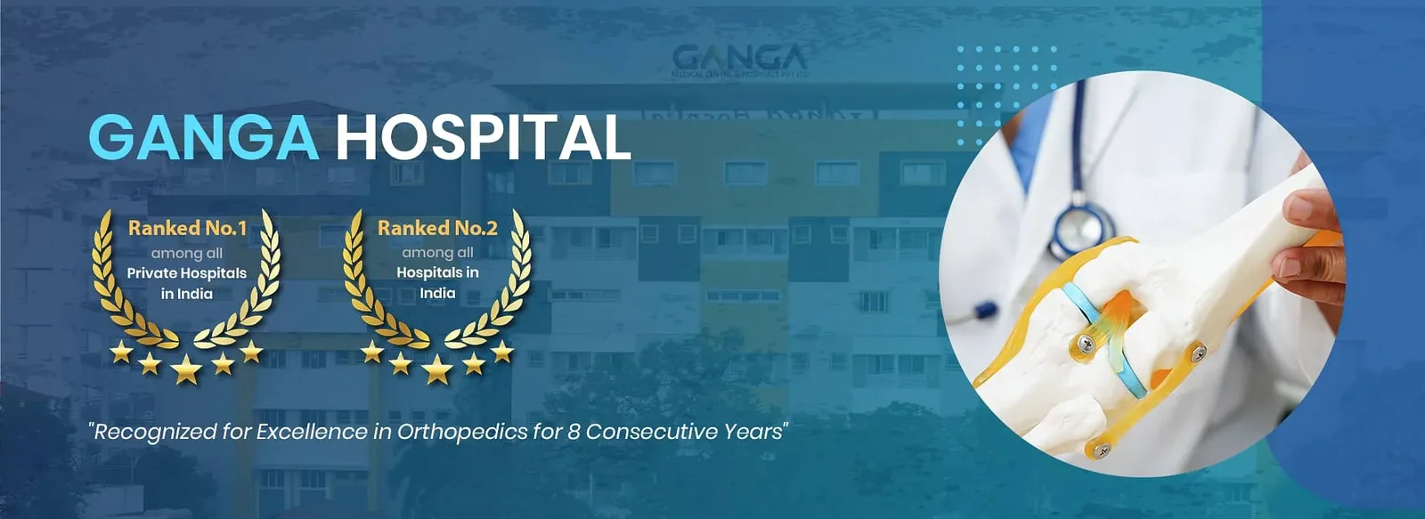 Ganga Hospital Hero Banner
