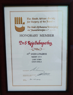 Conferment of the Honorary Membership