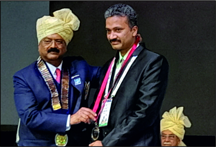 66 Annual Conference of Indian Orthopaedic  Association (IOACON 2021) at Goa,   21st to 25th December 2021- Dr. Baksi Gold Medal  - Dr Arunkamal C
