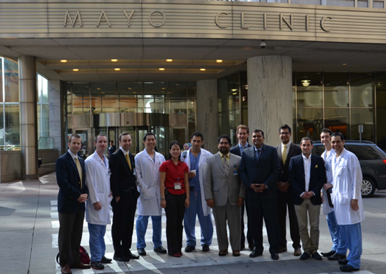 Visiting Prof to Mayo Clinic