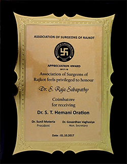 Dr. S. T. Hemani Oration