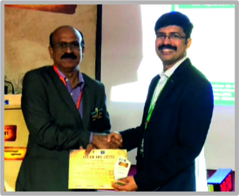Annual Conference of Tamil Nadu Orthopaedic  Association Award Prof. Sriram Medal for Paediatric Orthopaedics 2021-Dr. K. Venkatadass