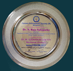 Dr. M. Sudhakar Shetty Memorial Oration COSCON 2017