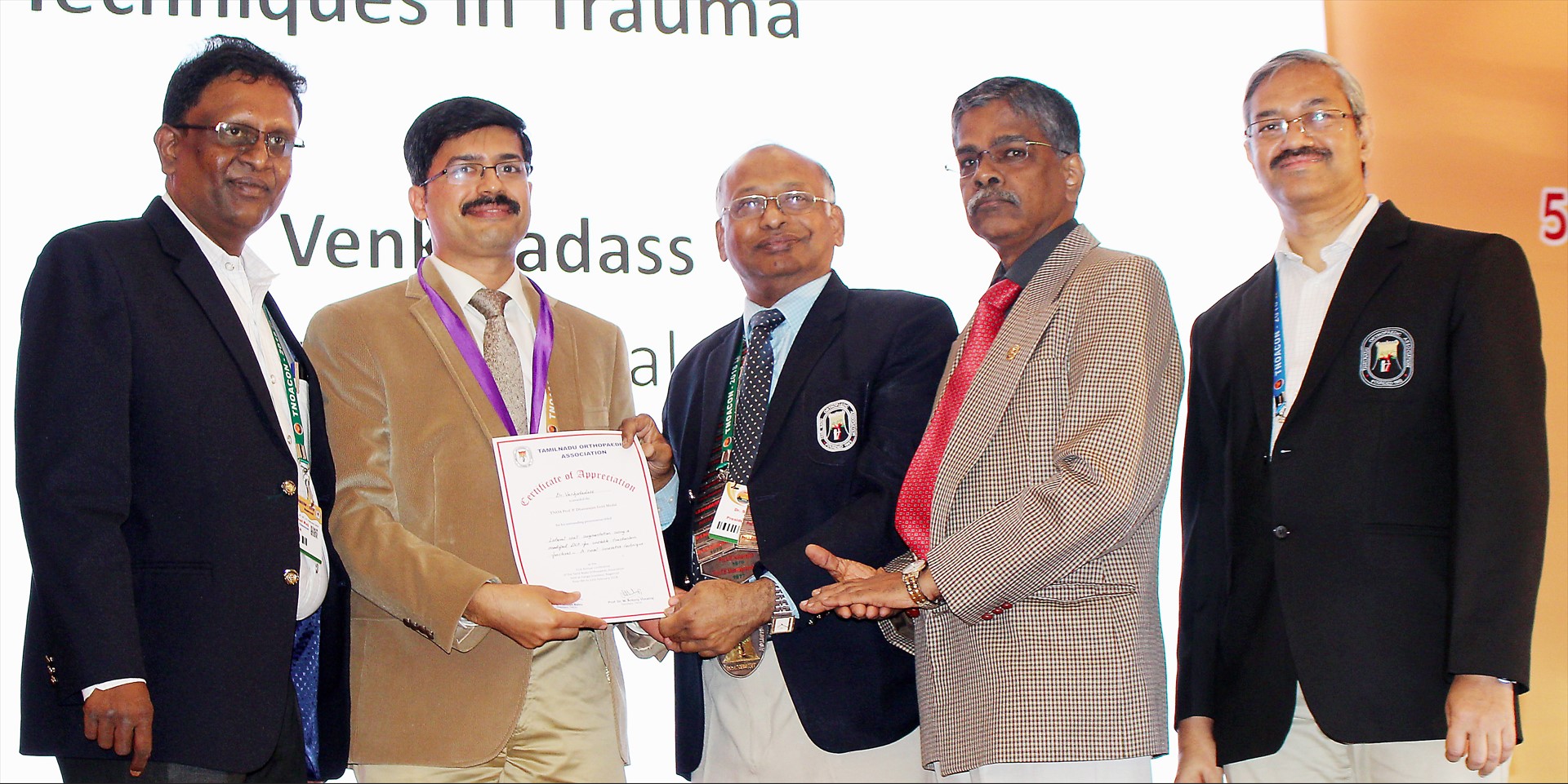 Prof P Dhanarajan Medal - 2018, TNOA
