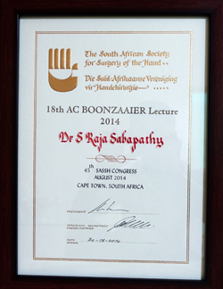 Dr AC Boonzaier Lecture: SA