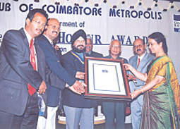"For the Sake of Honour Award‟ – of the Rotary International, 5th April, 2005