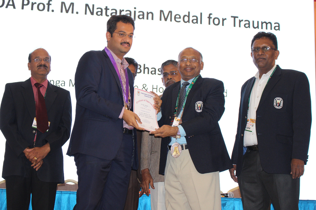 Prof M Natarajan Medal -2018, TNOA