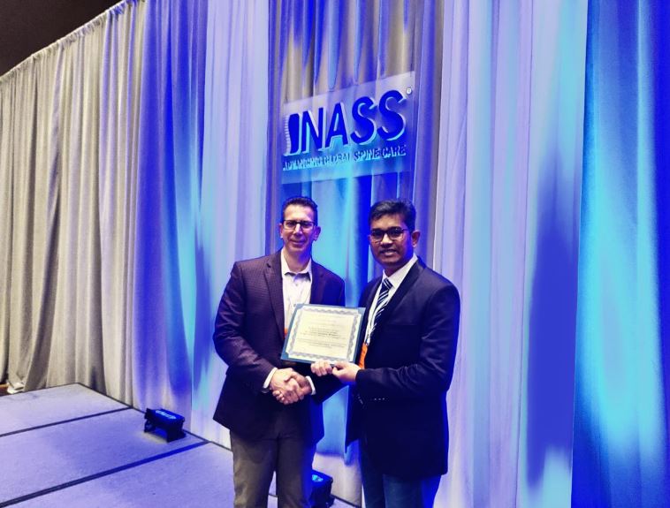 NASS Outstanding paper award for the year 2022